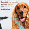 Pet Hair Dryer Dog Grooming Blow Speed Adjustable Hairdryer Blower Heater 2800