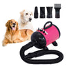 Pet Hair Dryer Dog Grooming Blow Speed Adjustable Hairdryer Blower Heater 2800