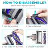 Turbo Brush Roller Head Electric Floor Carpet Head LED Dyson V7 V8 V10 V11 V15