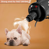 Pet Hair Dryer Dog Grooming Blow Speed Adjustable Hairdryer Blower Heater 2800