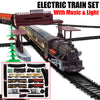 Large Electric Classic Train RAIL Vehicle Kids Toy Set Track Operated Carriages