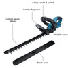 36V Cordless Electric Hedge Trimmer Garden Cutter Pruner For Makita 36V Battery