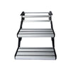 Folding Double Caravan Step Aluminium Pull Out Steps For Road RV Camper Trailer