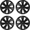 4PCS Wheel Cover Caps For Tesla Model Y 19Inch ABS Black/Gray Rim Hubcap Hub Cap