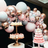 5PCS Display Stand Round Plinth Cylinder Pedestal + Balloon Set Wedding Party