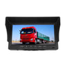 4-Channel Split 7" Screen Monitor w/4 Reversing Camera Kit for Truck Trailer Bus