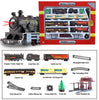 Large Electric Classic Train RAIL Vehicle Kids Toy Set Track Operated Carriages