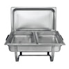 9L Chafing Dish Set Buffet Pan Bain Marie Bow Stainless Steel Food Warmer 3 Size