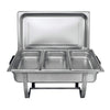 9L Chafing Dish Set Buffet Pan Bain Marie Bow Stainless Steel Food Warmer 3 Size