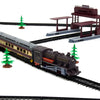 Large Electric Classic Train RAIL Vehicle Kids Toy Set Track Operated Carriages