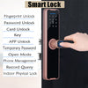 Bluetooth/WIFI Digital Smart Door Lock Electronic Fingerprint Password Key Lock