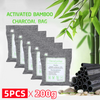 10X 200g Air Purifying Bags Activated Bamboo Charcoal Package Freshener Car Home