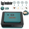 Digital Led Fully Automatic 25 Egg Incubator Hatch Turning Chicken Eggs Poultry