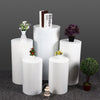 5PCS Display Stand Round Plinth Cylinder Pedestal + Balloon Set Wedding Party