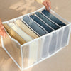 6X7 Grids Mesh Foldable Clothes Storage Jeans Pants Organizer Clothes Organizer