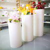 3PCS Flower Display Stand Wedding Round Plinth Cylinder Pedestal + Balloon Set