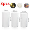 3PCS Flower Display Stand Wedding Round Plinth Cylinder Pedestal + Balloon Set