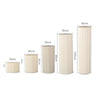 3/4/5 Carboard Round Plinth Cylinder Pedestal Wedding Cake Flower Display Stand