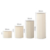 3/4/5 Carboard Round Plinth Cylinder Pedestal Wedding Cake Flower Display Stand