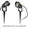 10X 12V LED Spotlight Landscape Lights Outdoor Waterproof 5W Garden Floodlight