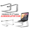 Aluminium Laptop Stand Portable Ergonomic Tray Holder Cooling Riser Desk Table