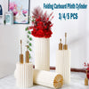 3/4/5 Carboard Round Plinth Cylinder Pedestal Wedding Cake Flower Display Stand