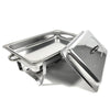 9L Chafing Dish Set Buffet Pan Bain Marie Bow Stainless Steel Food Warmer 3 Size