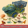 Truck Dinosaur Transport Engineering Vehicle Model Educational Toy Car