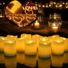 24/48LED Flameless Tea Light Tealight Candle Wedding Decoration Battery Included