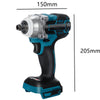 1/2" Cordless Impact Wrench Driver Brushless Rattle Gun For Makita 18V Battery