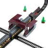 Large Electric Classic Train RAIL Vehicle Kids Toy Set Track Operated Carriages