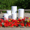 5PCS Display Stand Round Plinth Cylinder Pedestal + Balloon Set Wedding Party