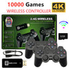 64G 10000+ Retro Classic Video Game Console Stick 2 Wireless Controller HDMI TV