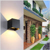 2PCS 12W LED Wall Light Waterproof Outdoor Up/Down Lamp Yard Modern