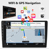 9'' 2 Din Car Stereo Radio Bluetooth GPS Android Apple CarPlay FM WIFI w/ Camera