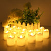 24/48LED Flameless Tea Light Tealight Candle Wedding Decoration Battery Included
