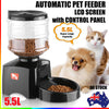 5.5L Automatic Pet Feeder Dog Cat Food Bowl Digital LCD Timer Auto Program