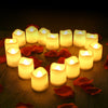 24/48LED Flameless Tea Light Tealight Candle Wedding Decoration Battery Included