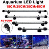 Small Fish Tank Aquarium Light LED Waterproof Full Spectrum Aqua Lamp RGB Bar