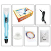 3D Printing Pen Drawing Pen Printer LCD Screen USB 3 Free Filaments Kid Gift