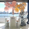 5PCS Display Stand Round Plinth Cylinder Pedestal + Balloon Set Wedding Party