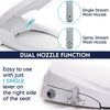 Non Electric Bidet Toilet Seat D/O Cover Bathroom Dual Nozzle Spray Water Wash