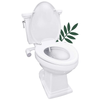 Single Nozzles Toilet Bidet Seat Non Electric Toilet Water Sprayer Cold Water