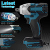 1/2" Cordless Impact Wrench Driver Brushless Rattle Gun For Makita 18V Battery