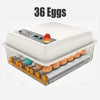 16/36/64 Egg Incubator Fully Automatic Digital Led Turning Chicken Eggs Poultry