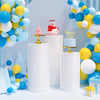 3PCS Flower Display Stand Wedding Round Plinth Cylinder Pedestal + Balloon Set