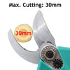 Cordless Electric Pruning Shears Secateur Rechargeable Branch Cutter 2Battery