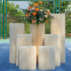 3/4/5 Carboard Round Plinth Cylinder Pedestal Wedding Cake Flower Display Stand