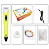 3D Printing Pen Drawing Pen Printer LCD Screen USB 3 Free Filaments Kid Gift