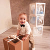 4Pcs/Set Balloon BABY Box Cube Clear Boxes Birthday Baby Shower Party Gift